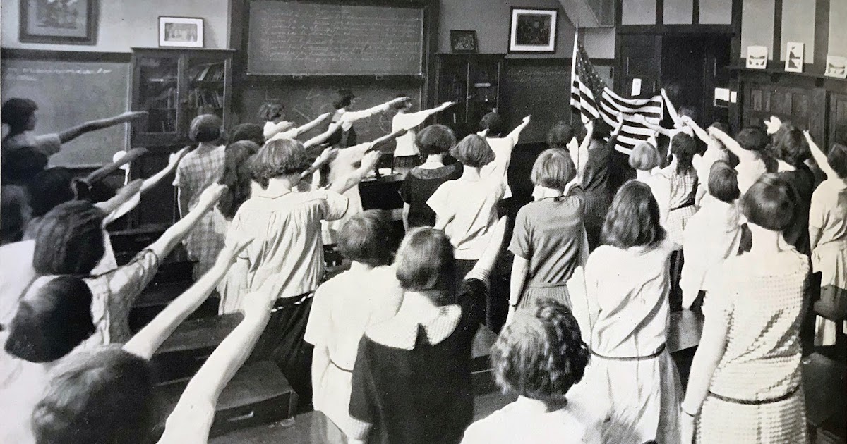 Francis Bellamy Stiff Arm Salute to United States Flag
